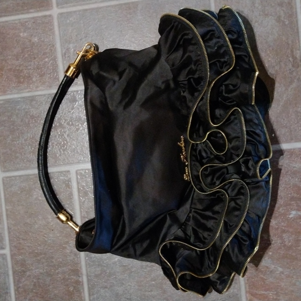 Love Moschino black faux leather bag